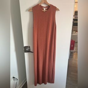 Orange Sleeveless Dress
